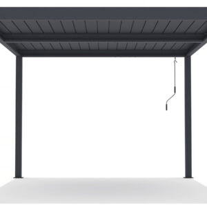 Pérgola bioclimática com LED "windsor" em Alumínio 3 x 4 - cinzento - Image 3