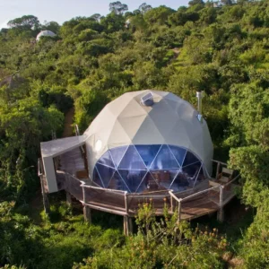 Cúpula geodésica Manor Estufa Tenda Resort Férias Glamping Exterior Tenda Redonda Transparente Céu Estrelado Cúpula de Hotel de Luxo - Image 4