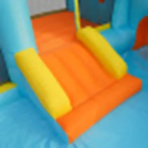 Parque Aquático Inflável para Crianças: Castelo, Tobogã e Piscina. Inclui Soprador, Medidas 405 × 416 × 218 cm, ideal por exemplo - Image 4