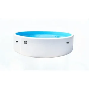 Piscina Redonda Inflável de Monofilamento de 300x100 cm, Piscina Familiar ao Ar Livre, Ideal para Diversão Aquática de Verão no Jardim - Image 3
