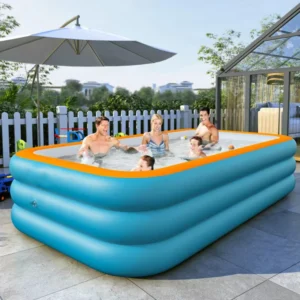 Piscina insuflável dobrável para o jardim, ideal para festas no jardim e no relvado, durável e espessa - Image 3