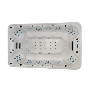 Banheira de Exterior em Acrílico Massagem Spa de Superfície Aquecida Piscina Integrada Villa SPA Jacuzzi Spa Inteligente - Image 5