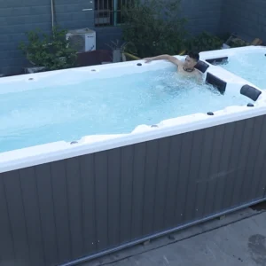 Banheira de Hidromassagem Acrílica Autônoma, Piscina de Massagem Grande ao Ar Livre - Image 4