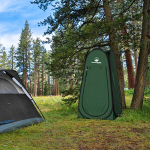 Wakeman Outdoors Pop Up Pod - Tenda de duche, vestiário ou WC portátil com saco de transporte para Campismo, Praia ou porta traseira - Image 3