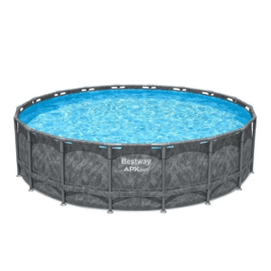BESTWAY APX 365™ Conjunto de Piscina Elevada – 549 x 132 cm – Redonda (Filtro de Areia, 250g Polysphere, Escada) + Skimmer - Image 5