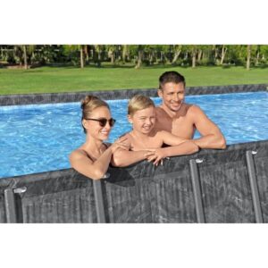 BESTWAY APX 365™ Conjunto de Piscina de Estrutura de Aço - 732 x 366 x 132 cm - Retangular - Image 4