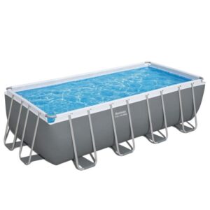 Conjunto de Piscina de Montar BESTWAY Steel Pro Max™ - 488 x 244 x 122 cm - Retangular (filtro de areia, escada, cobertura) - Image 3