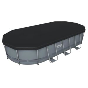 BESTWAY Steel Pro Max™ Conjunto de Piscina Oval Acima do Solo - 549 x 274 x 122 cm - Oval (Filtro de Cartucho, Cobertura, Escada) - Image 5