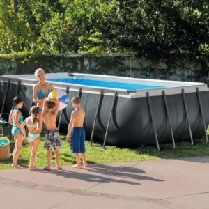 Conjunto de piscina fora do solo INTEX Ultra XTR - 549 x 274 x 132 cm - Retangular (filtro de areia) + robot aspirador Intex - Image 4
