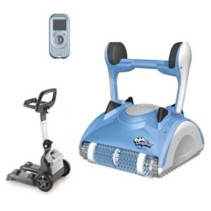 Robô de Piscina Elétrico Maytronics Dolphin Nauty TC com Controle Remoto e Carrinho - Image 4