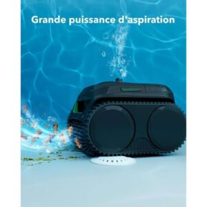Robô de Piscina a Bateria Wybot C2 - Dupla Filtração Ultrafina - Longa Duração da Bateria - Aplicação para Smartphone - Image 3