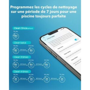 Robô de Piscina a Bateria Wybot C2 - Dupla Filtração Ultrafina - Longa Duração da Bateria - Aplicação para Smartphone - Image 5