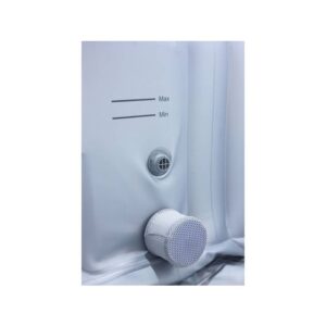 HABITAT ET JARDIN Banheira de hidromassagem inflável com anel de LED flutuante "Nice" - 6 Pessoas - Cinza/Preto - Image 5