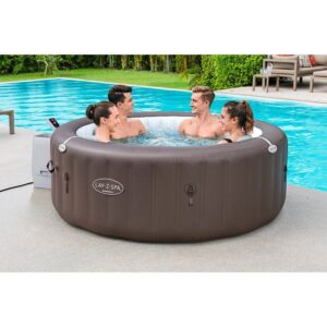 BESTWAY Lay-Z-Spa Dominica Banheira de Hidromassagem Inflável 4-6 Pessoas - 196x71 cm - Redonda - Image 3