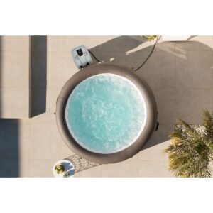 BESTWAY Lay-Z-Spa Dominica Banheira de Hidromassagem Inflável 4-6 Pessoas - 196x71 cm - Redonda - Image 6