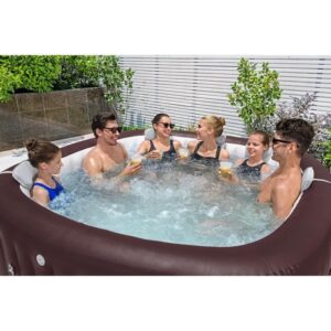 Jacuzzi inflável BESTWAY Lay-Z-Spa Maldives - Hydrojets - 201x201x80 cm - 5-7 pessoas - Quadrado - Image 3