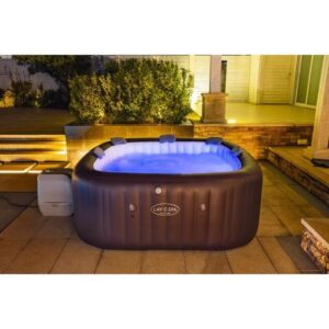 Jacuzzi inflável BESTWAY Lay-Z-Spa Maldives - Hydrojets - 201x201x80 cm - 5-7 pessoas - Quadrado - Image 9