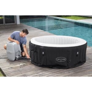 BESTWAY Lay-Z-Spa Miami Banheira de hidromassagem inflável redonda 2-4 pessoas - 180x66 cm - 120 AirJets - Image 4