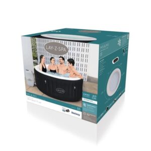 BESTWAY Lay-Z-Spa Miami Banheira de hidromassagem inflável redonda 2-4 pessoas - 180x66 cm - 120 AirJets - Image 8