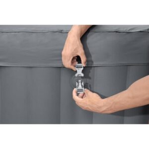 Jacuzzi inflável BESTWAY Lay-Z-Spa Santorini - 5-7 pessoas - Redondo - com LED ColorJet - Image 9