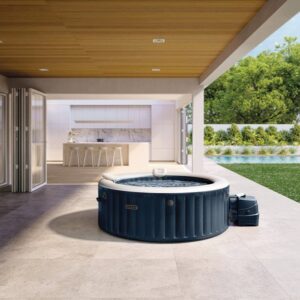 Banheira de Hidromassagem Inflável INTEX Blue Navy 196x196x71 cm - 4 Pessoas - Quadrado - 28430NP - Image 3