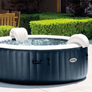 Banheira de Hidromassagem Inflável INTEX Blue Navy 216x71 cm - 6 Pessoas - Redonda - 28432NP - Image 3