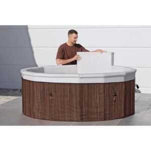 Jacuzzi Semirrígido Bestway Lay-Z-Spa TORONTO Smart Airjet 7 Pessoas - Efeito Madeira - Image 4