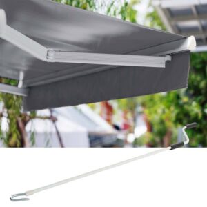 Toldo manual retrátil Toboli - 3 x 2,5 m - Antracite - Montagem na parede - Toldo de proteção solar para terraço - Image 5