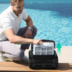 Robot de Limpeza de piscinas a bateria WYBOT C2 Vision - Smart Vision - 8 modos de limpeza - 180 Min de autonomia - Image 5