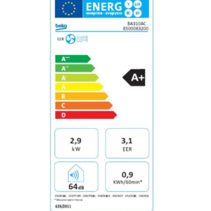 Ar Condicionado Portátil Beko BA310AC – 2931 W, Classe A+, R290, Ionizador, ZoneFollow - Image 11