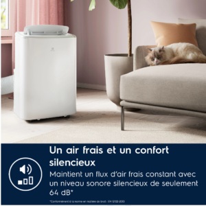 Ar Condicionado Portátil Reversível Electrolux EXP38U340HW Comfort 600 – 2600 W, Classe A, R290, Conectado - Image 4