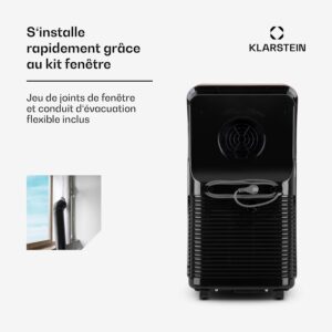 Climatizador Portátil Inteligente Klarstein 12000 BTU – Classe A, R290, Inverter, Conectado, 52 dB, Rosa - Image 5